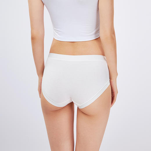 都市丽人纯棉系列40支棉舒肤棉平角裤LKH5B1 商品图3