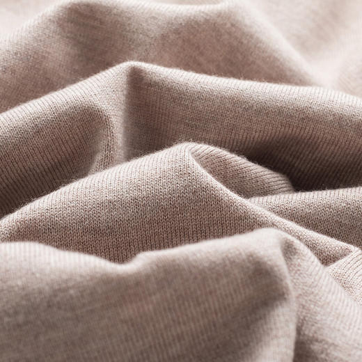 【含羊毛桑蚕丝】罗蒙纯色经典polo衫长袖t恤男士时尚针织衫男毛衣 商品图9