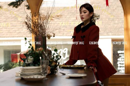 【门店同款】ENJOY冬季漂亮朋友细闪百褶裙套装 160894285 商品图6