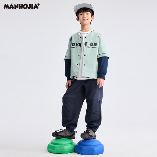 【熊朋友】漫画家25春城市轻户外膝盖增加耐磨性能运动长裤 商品图4