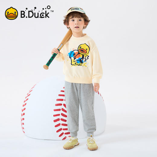 【套装】bduck小黄鸭童装春秋男童套装两件套110-160 BF1681005 商品图3