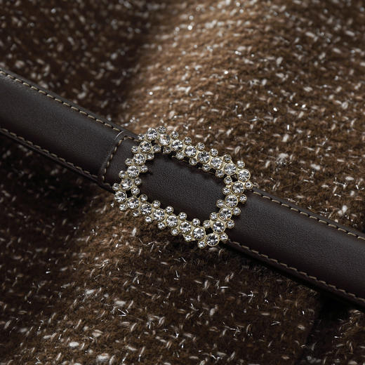 90白鹅绒含羊毛(袖子也加绒)毛领可拆卸收腰鹅绒服DHZFF408145 商品图3