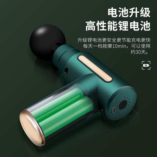 【筋膜枪USB迷你按摩枪筋膜仪】肌肉放松震动枪棒按摩健身器材颈膜抢 商品图3