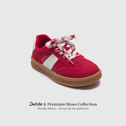 笛莎Deesha 女童童鞋2025春新款时尚洋气舒适低帮板鞋 商品图1