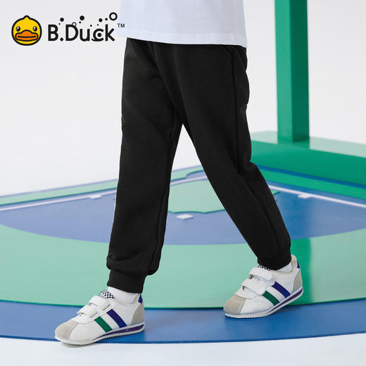 bduck小黄鸭童装春秋男童裤子儿童运动裤休闲长裤110-160 BF1663020 商品图3