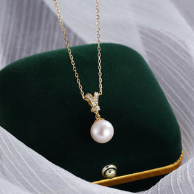 子佩集S925银珍珠吊坠【XXDZ016】纯银镀金珍珠(不含链)2412