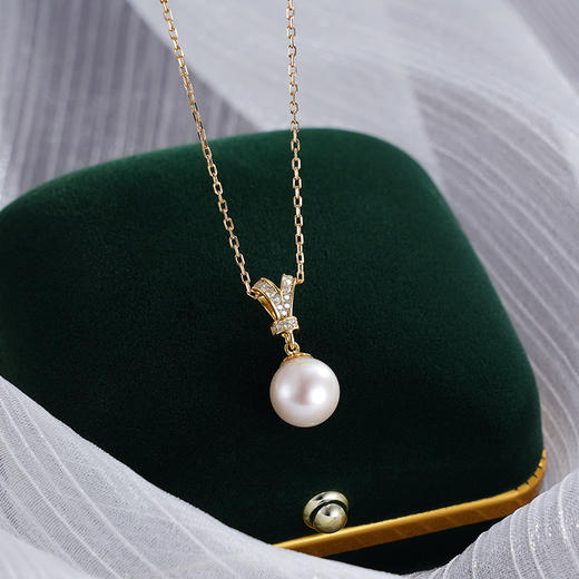 子佩集S925银珍珠吊坠【XXDZ016】纯银镀金珍珠(不含链)2412 商品图1