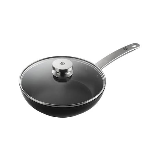 双立人（ZWILLING）德国炒锅不粘锅平底电磁炉煤气通用煎锅Enjoy中式煎锅原装 enjoy 不粘煎锅黑 1寸 1寸 24cm 商品图0