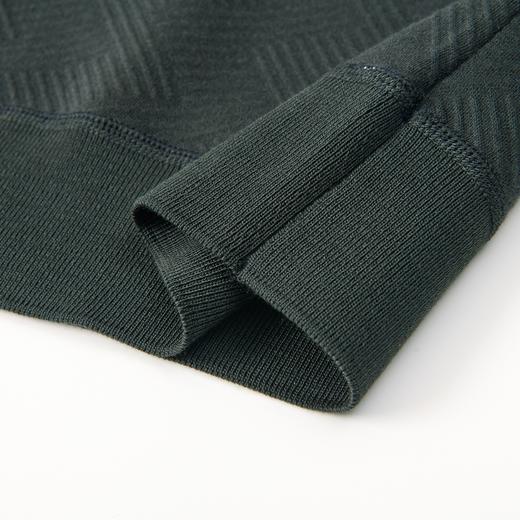 【肌理提花】罗蒙男士秋冬经典格子衬衫男长袖假两件针织衫男衬衫中老年爸爸装 商品图5