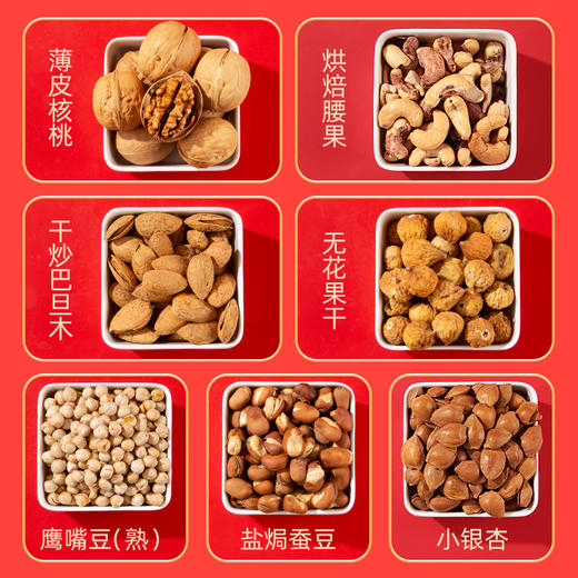 【FX】西域美农礼遇坚果礼盒1150g  7种搭配 商品图2