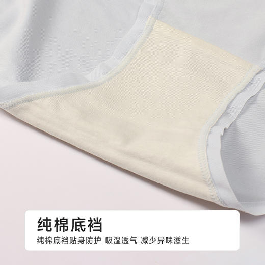 都市丽人纯棉系列40支棉舒肤棉平角裤LKH3B4 商品图7