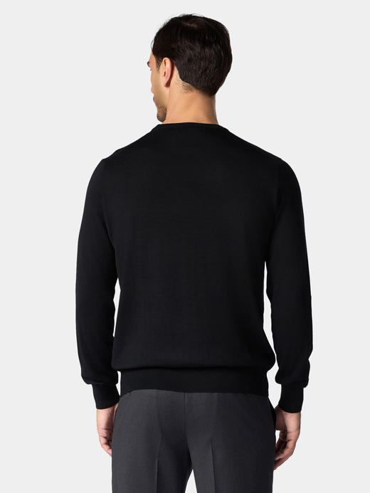 BK兄弟 Red Fleece红羊系列 男士经典刺绣小标 羊毛圆领针织衫毛衣 Z-12380 商品图1