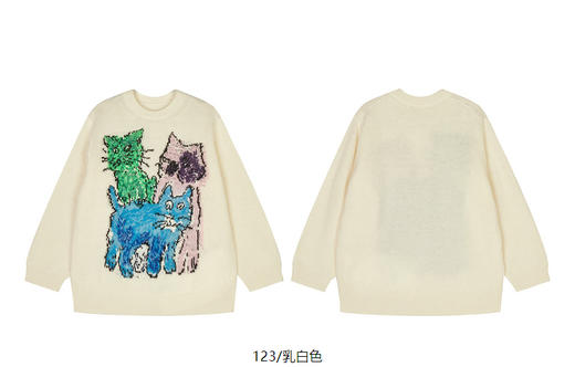 jnby   25年春款  长袖套头毛衫  1P1312120 商品图14