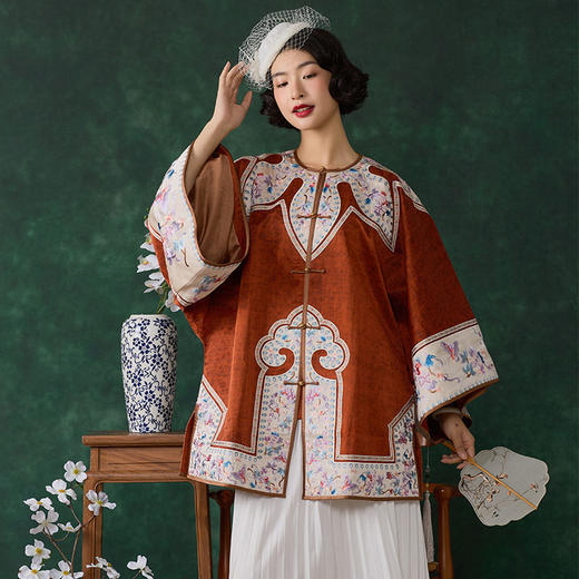 L242536-T香云纱外套 商品图2