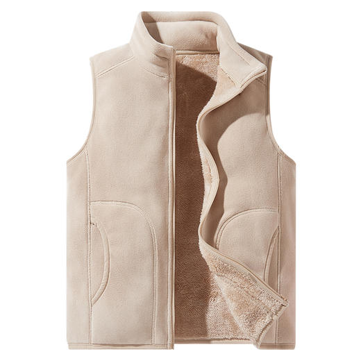 【精选】01E STATION 情侣款百搭保暖抓绒马甲（多色可选）  珊瑚绒马夹摇粒绒背心坎肩加厚 商品图0