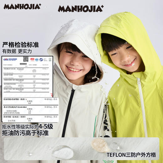 【熊盆友】漫画家25春Teflon三防户外运动防水防污防油风衣外套 商品图3