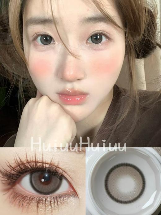 <月抛大直径>KIKICON-白檀木灰 -14.5mm【月抛 0-1000度 含525/575】 商品图0