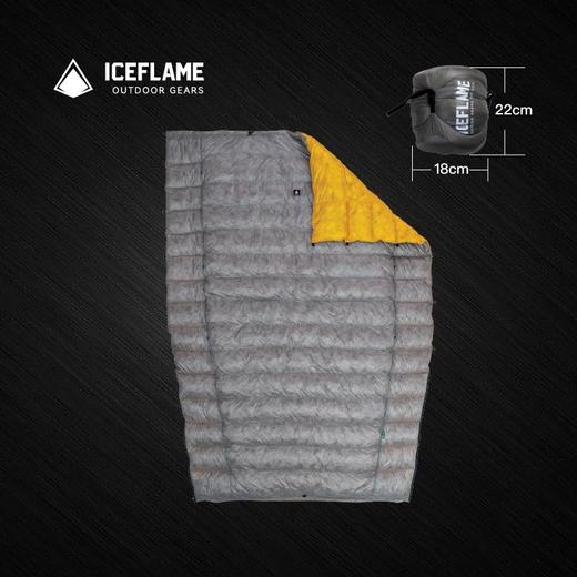 ICEFLAME冰焰 蝶舞nxt 栖鸭绒800fp无底睡袋 商品图1