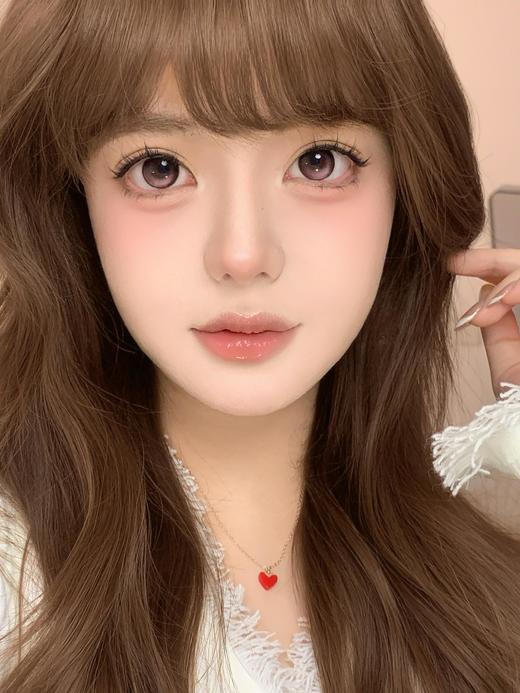 mimipark半年抛 月光扑克 黑灰/齿轮之心 黑粉/美感雷达 蓝/柔光滤镜 棕 14.2mm 【敏感眼不可】 商品图7