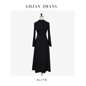 E-“定制”——婉约动人——Lady挚爱、轻柔曼妙A摆针织长连衣裙 2401228