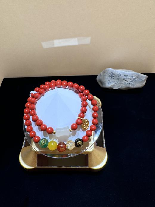 LDSL4116 福寿五路财神双圈手串 商品图0