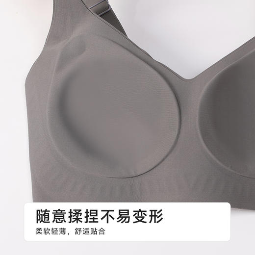 【代言人同款】都市丽人内衣软尺码内衣薄泳布VBRA提拉无钢圈文胸LBH6K5 商品图6