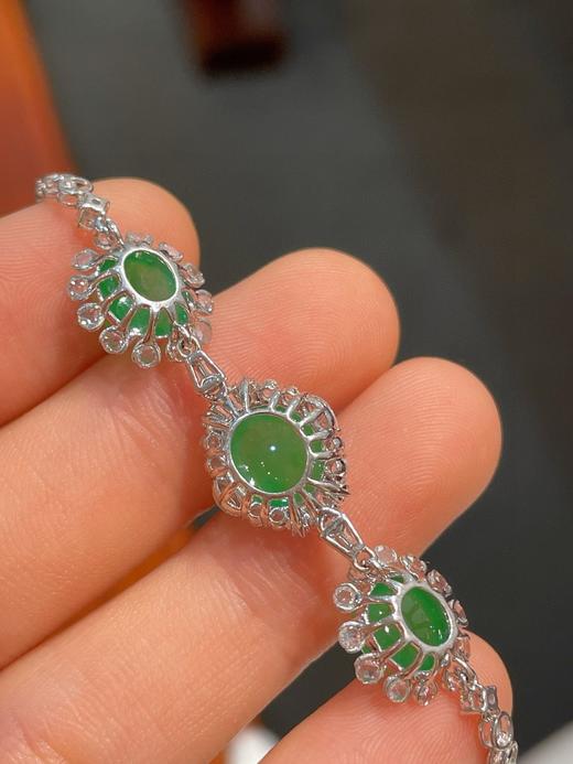 蛋面翡翠手链 商品图3