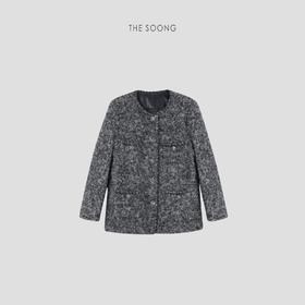 THESOONG"绒面小香鹅"经典羊毛手工编织细腻蓬松鹅绒服HWYRF6405