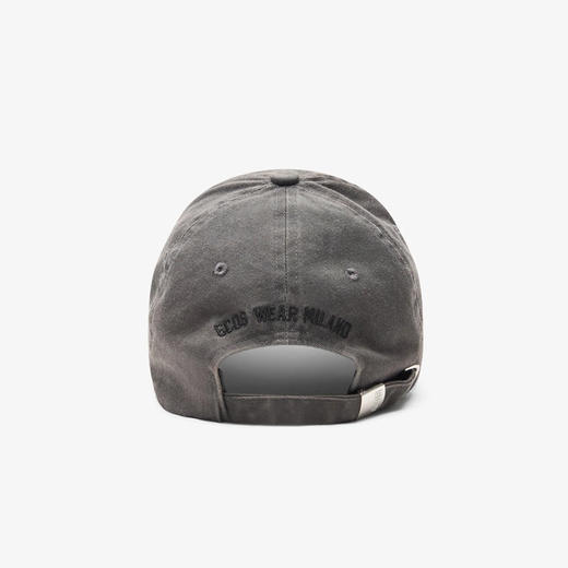 GCDS 男士字母徽标刺绣休闲徽标棒球帽 灰色 A2OU5800AD095 商品图1