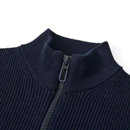 【元宝针】罗蒙经典常青款针织开衫外套男士毛衣秋冬加厚针织衫男外套 商品图8