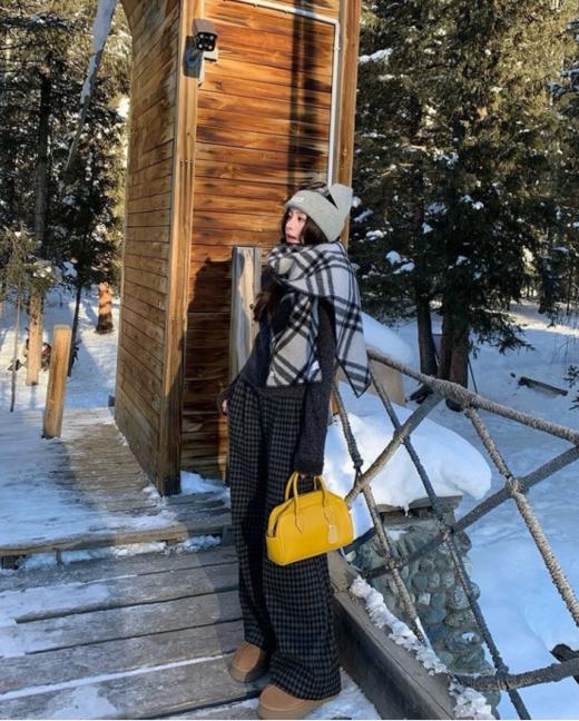 【加绒版！美式复古细格阔腿裤】💰79元一条 ❗搭配度和实穿度都很高！😍按头安利必入款‼️ ✔直筒版型，🥳梨形身材闭眼入！简直就是为秋冬而生，👛天菜神裤 商品图1