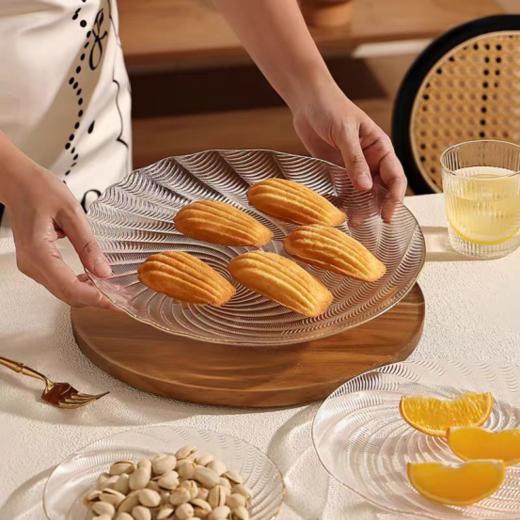 🌟【慕系MUXI凤尾描金果盘三件套】🌈餐桌上的艺术品！太高级啦！💞过年过节摆放零食、水💦果仪式感满满，极简ins风，😍颜值爆表，🉑摆放在餐桌、客厅、茶几...🔥既整洁又有生活情调~❗❗❗ 商品图2