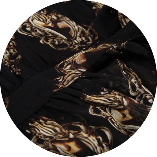 【伯妮斯茵】161F299--黑色衬衫--叶落--《生命之美-梵高的花园》 商品图8