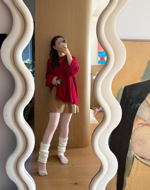 【定制款不退换】du家原创自制破洞羊绒衫 商品图4