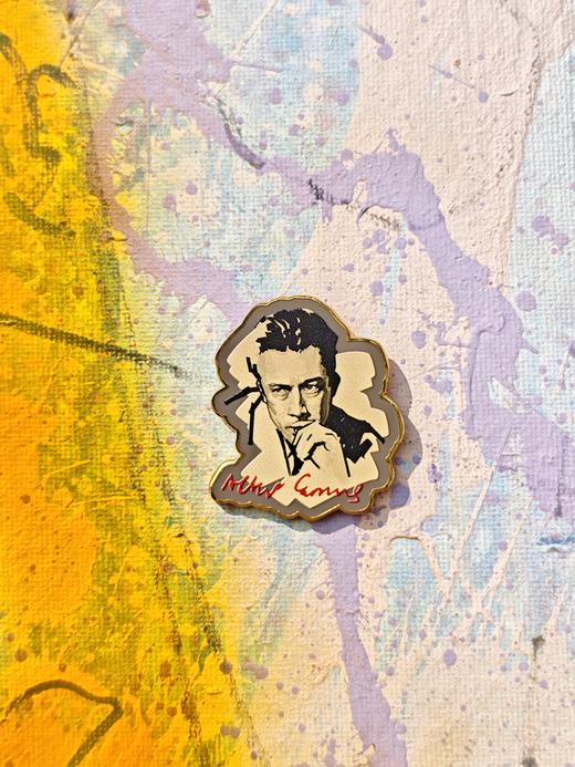 【现货】珐琅冰箱贴 可选 伍尔夫/加缪/卡夫卡/陀思妥耶夫斯基/毛姆/鲁迅/伍尔夫/加缪 商品图3