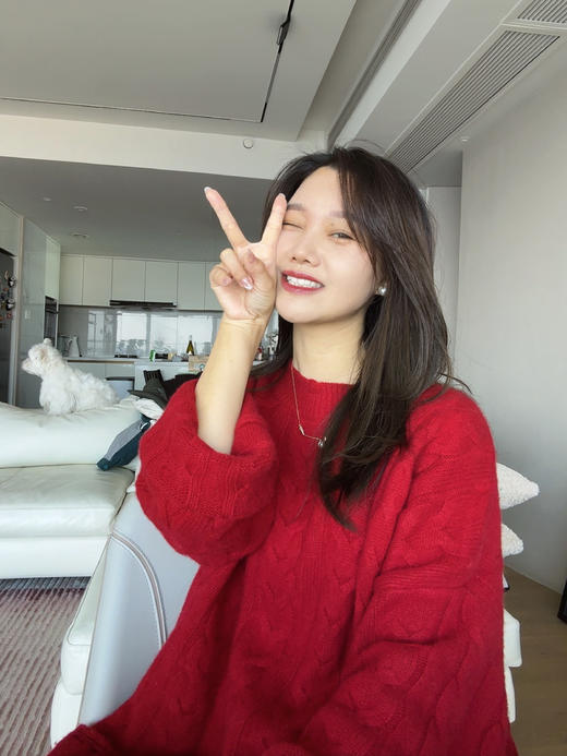 【定制款不退换】du家原创自制破洞羊绒衫 商品图2