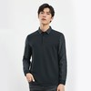 【拼色条纹】罗蒙polo衫男长袖春夏新款商务休闲通勤百搭男士t恤 商品缩略图1