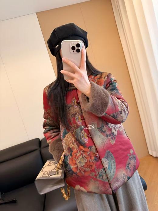 国风妈妈婆婆奶奶姥姥过年加绒加厚棉衣 商品图1