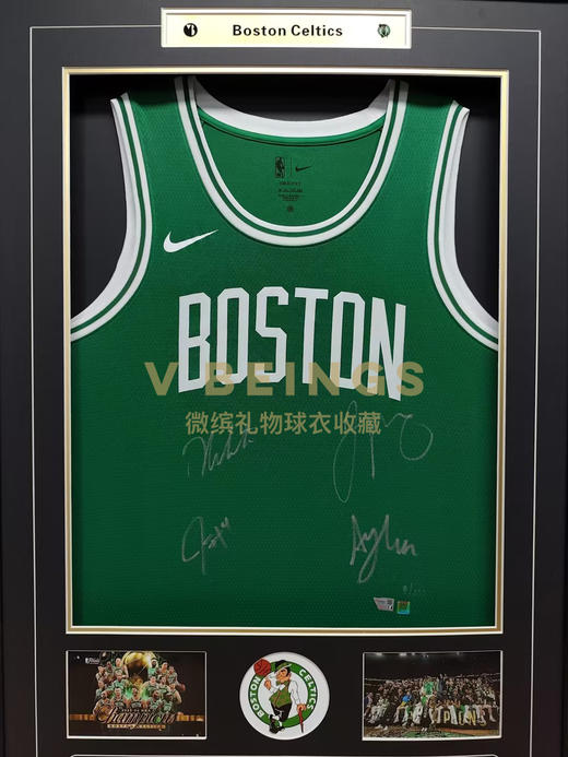 收藏系列 塔图姆 霍勒迪 怀特 霍福德 首发4人亲签 凯尔特人队绿色 商品图2