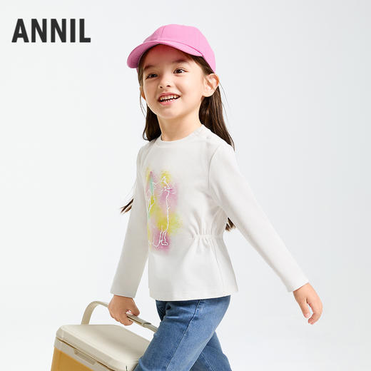 女童长袖针织衫春季新款安奈儿童装实体店同款XG511548 商品图2