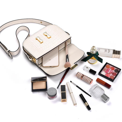 LS/路易施瓦布斜挎女包大气H扣小方包 商品图3