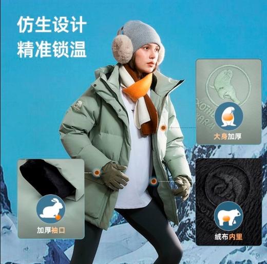诺诗兰雪青鹅绒羽绒服， 高蓬鹅绒，加倍保暖 商品图3