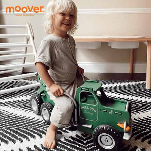 Moover 马克联名 红色儿童滑步挂钩卡车 婴幼玩具 适合年龄1岁+ 丹麦玩具 880985 商品图5