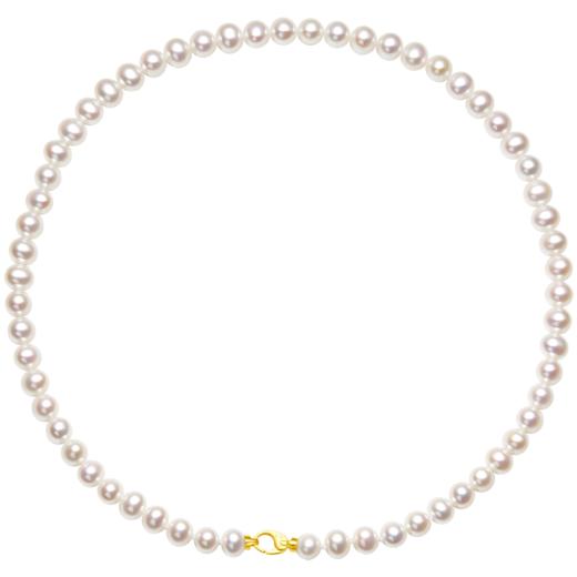 T80185-A-X026T00208001 周大福CHOW TAI FOOK 至真系列优雅复古明珠链18K金珍珠项链-T80185 商品图0