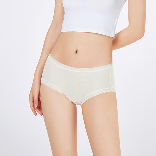 都市丽人薄透丝滑系列提花锦泳薄透丝滑平角裤LKH5I2 商品图1