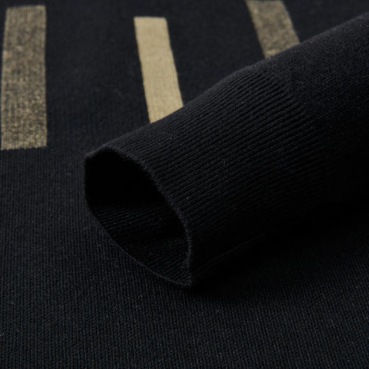 【提花撞色】罗蒙含羊毛假两件男针织衫男秋冬季衬衫长袖毛衣 商品图2