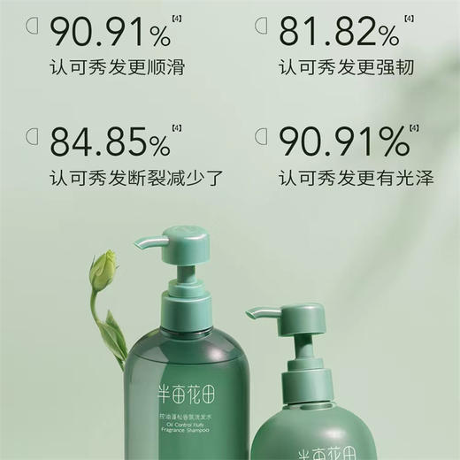 半亩花田蓬松洗发丝滑护发茉莉体乳磨砂膏四件套 商品图3