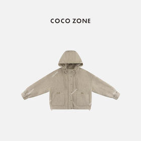 COCO ZONE 秋冬小香风立领拉链外套/连帽马甲CC2D2659