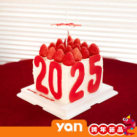 2025翻糖跨年方形蛋糕