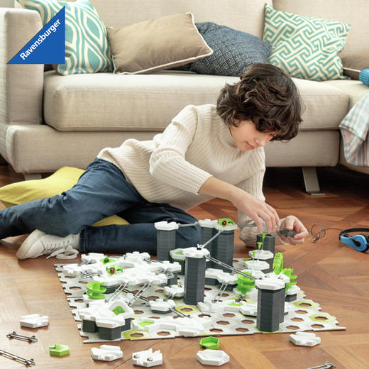 睿思GraviTrax 初始套装-基础版 重力轨道球 适合年龄6岁+ STEAM交互式轨道 益智玩具 自由组件 发挥想象力 -260874 商品图6